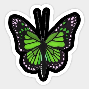 Butterfly 02n, transparent background Sticker